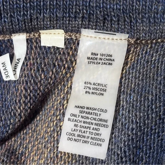 Soft Surroundings Poncho  Sweater Cowl Adalyn Neck Sweater One Size - Picture 10 of 12